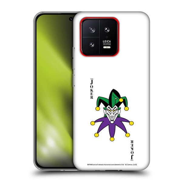 The Joker DC Comics Character Art Card Soft Gel Case for Xiaomi 13 5G