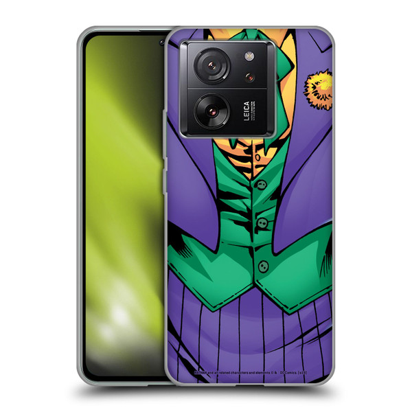 The Joker DC Comics Character Art New 52 Costume Soft Gel Case for Xiaomi 13T 5G / 13T Pro 5G