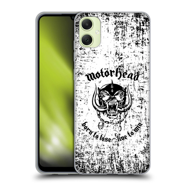 Motorhead Logo Born To Lose Live To Win Soft Gel Case for Samsung Galaxy A05