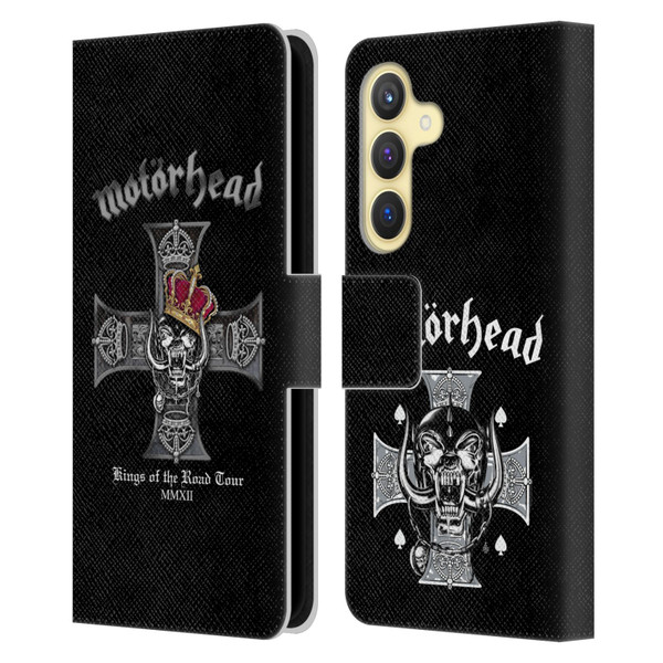 Motorhead Tours Kings Of The Road Leather Book Wallet Case Cover For Samsung Galaxy S24 5G