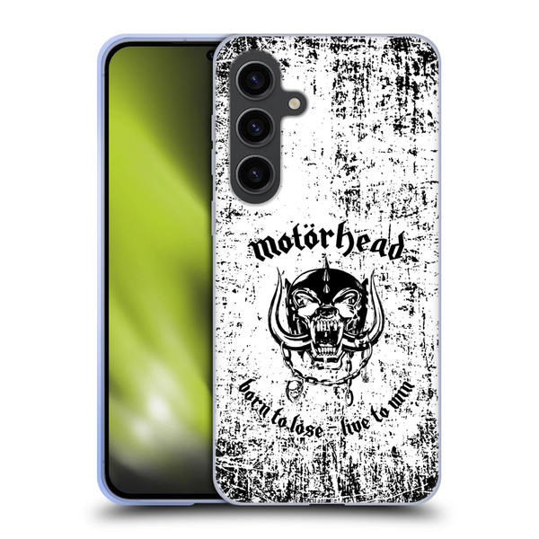 Motorhead Logo Born To Lose Live To Win Soft Gel Case for Samsung Galaxy S24+ 5G