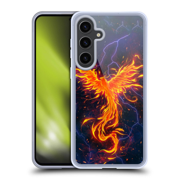Christos Karapanos Phoenix 3 Rage Soft Gel Case for Samsung Galaxy S24+ 5G
