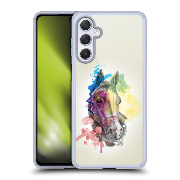 Mark Ashkenazi Animals Horse Soft Gel Case for Samsung Galaxy M54 5G