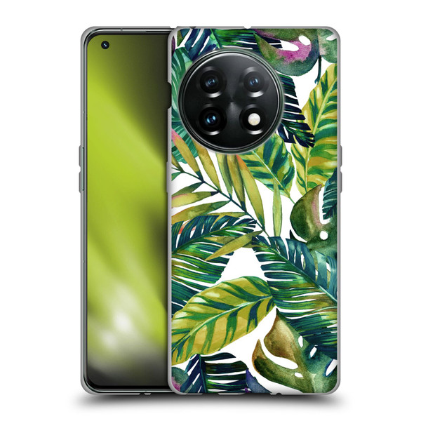 Mark Ashkenazi Banana Life Tropical Leaves Soft Gel Case for OnePlus 11 5G