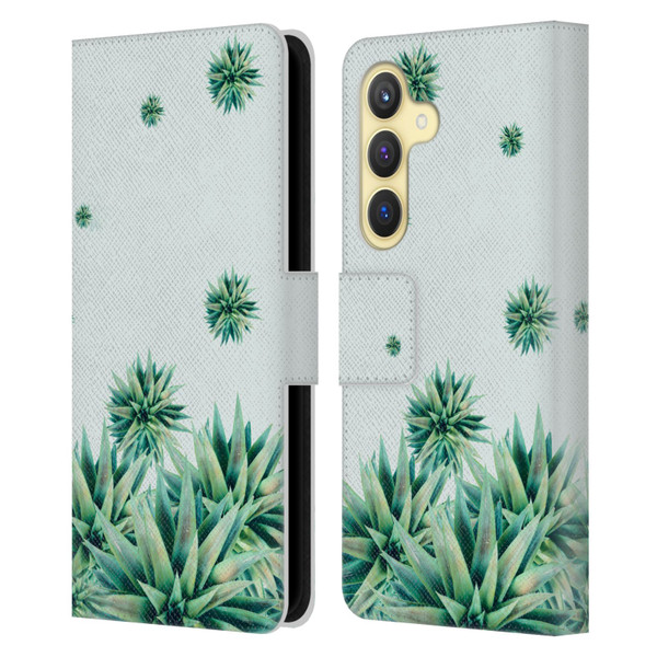 Mark Ashkenazi Banana Life Tropical Stars Leather Book Wallet Case Cover For Samsung Galaxy S24 5G