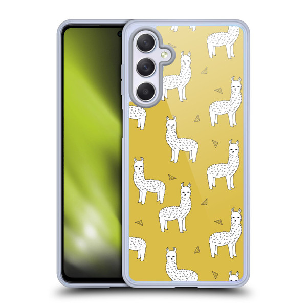 Andrea Lauren Design Animals Llama Soft Gel Case for Samsung Galaxy M54 5G