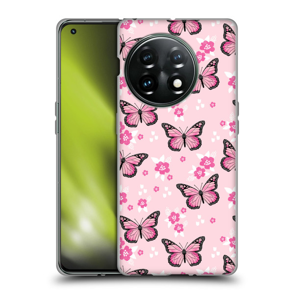 Andrea Lauren Design Lady Like Butterfly Soft Gel Case for OnePlus 11 5G