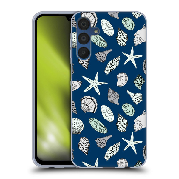 Andrea Lauren Design Sea Animals Shells Soft Gel Case for Samsung Galaxy A15