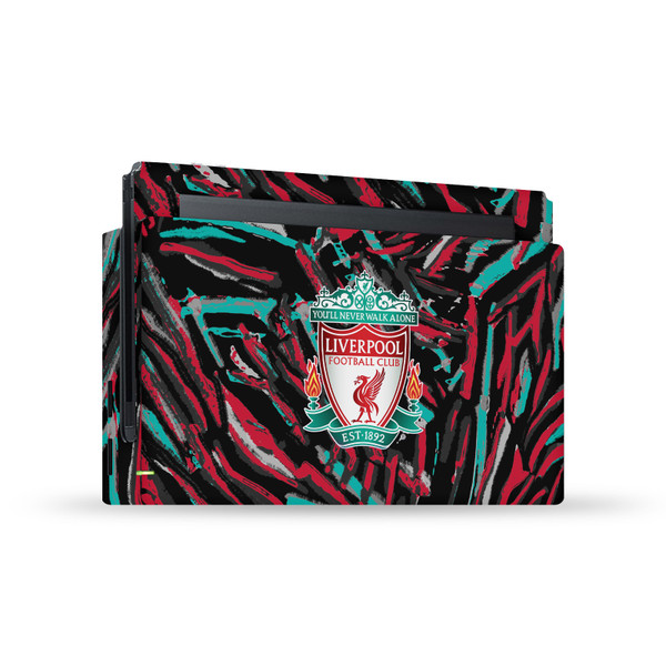 Liverpool Football Club Art Abstract Brush Vinyl Sticker Skin Decal Cover for Nintendo Switch Console & Dock