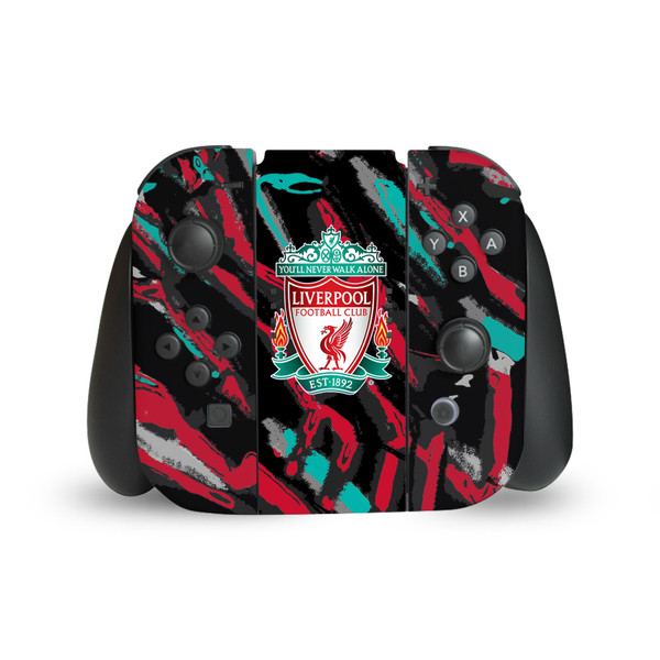 Liverpool Football Club Art Abstract Brush Vinyl Sticker Skin Decal Cover for Nintendo Switch Joy Controller