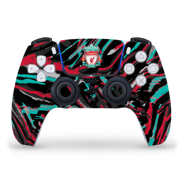 Liverpool Football Club Art Abstract Brush Vinyl Sticker Skin Decal Cover for Sony PS5 Sony DualSense Controller