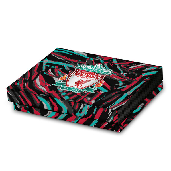 Liverpool Football Club Art Abstract Brush Vinyl Sticker Skin Decal Cover for Microsoft Xbox One X Console