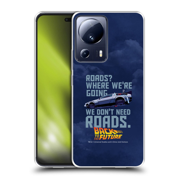 Back to the Future I Graphics Time Machine Car 2 Soft Gel Case for Xiaomi 13 Lite 5G