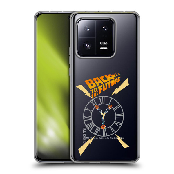 Back to the Future I Graphics Clock Tower Soft Gel Case for Xiaomi 13 Pro 5G