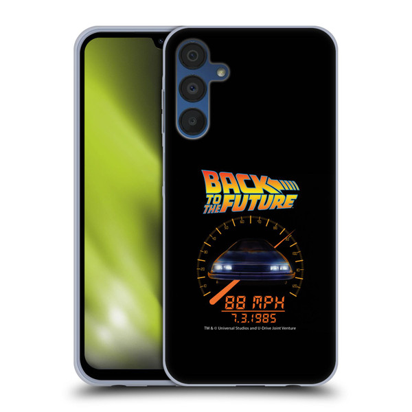 Back to the Future I Quotes Speed Soft Gel Case for Samsung Galaxy A15