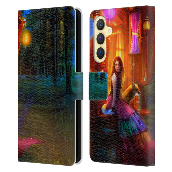 Aimee Stewart Fantasy Wanderlust Leather Book Wallet Case Cover For Samsung Galaxy S23 FE 5G