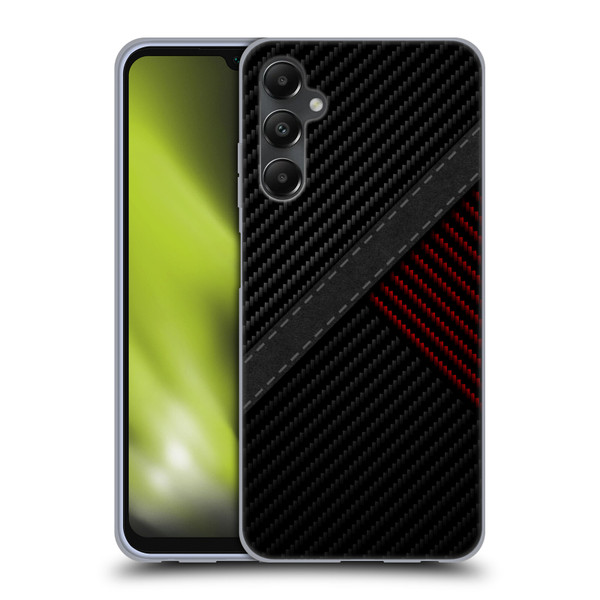 Alyn Spiller Carbon Fiber Stitch Soft Gel Case for Samsung Galaxy A05s