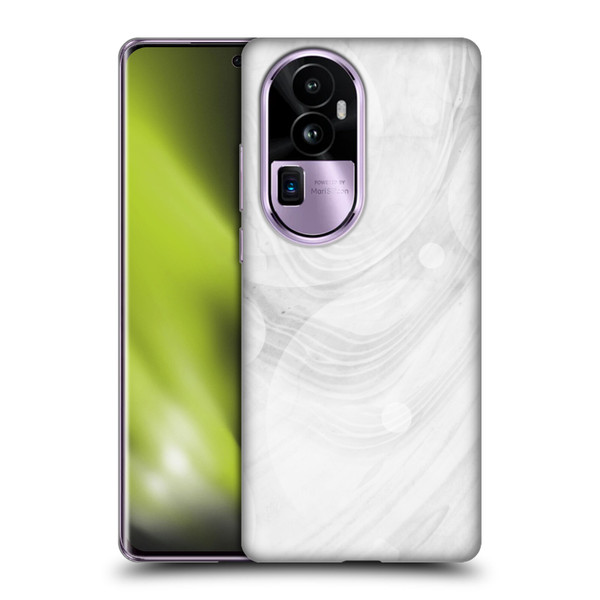 Alyn Spiller Marble White Soft Gel Case for OPPO Reno10 Pro+