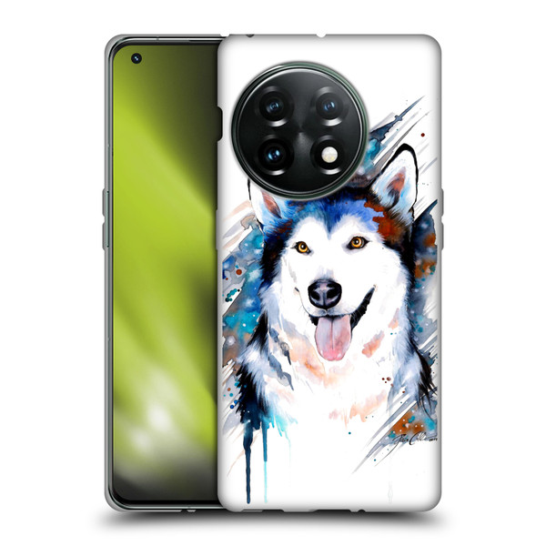 Pixie Cold Animals Husky Soft Gel Case for OnePlus 11 5G