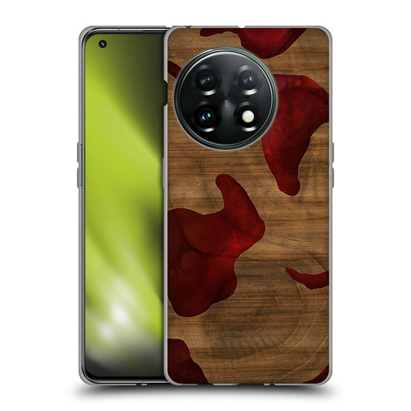 Alyn Spiller Wood & Resin Fire Soft Gel Case for OnePlus 11 5G