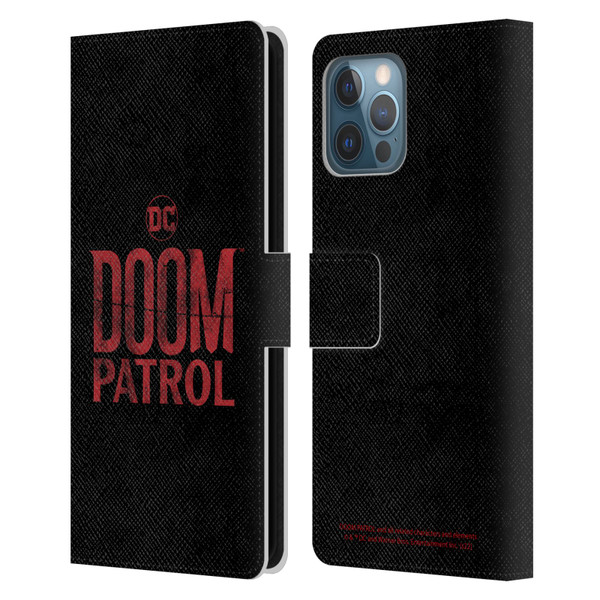 Doom Patrol Graphics Logo Leather Book Wallet Case Cover For Apple iPhone 12 Pro Max