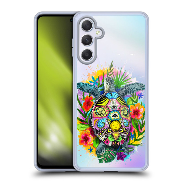 Pixie Cold Animals Turtle Life Soft Gel Case for Samsung Galaxy M54 5G