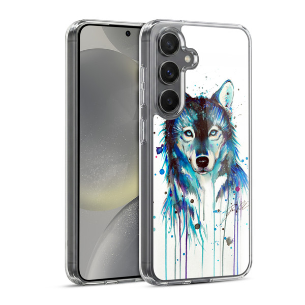 Pixie Cold Animals Ice Wolf Soft Gel Case for Samsung Galaxy S24 5G & MagSafe