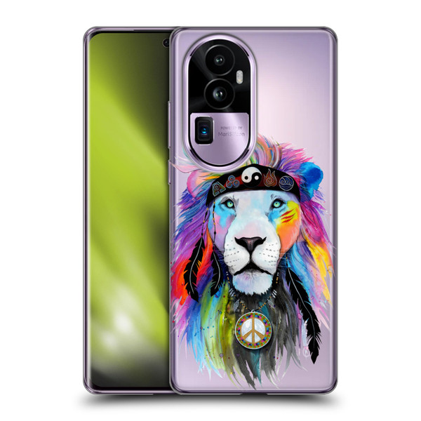Pixie Cold Cats Hippy Lion Soft Gel Case for OPPO Reno10 Pro+