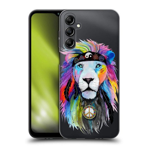Pixie Cold Cats Hippy Lion Soft Gel Case for Samsung Galaxy M14 5G