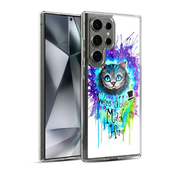 Pixie Cold Cats We Are All Mad Here Soft Gel Case for Samsung Galaxy S24 Ultra 5G & MagSafe