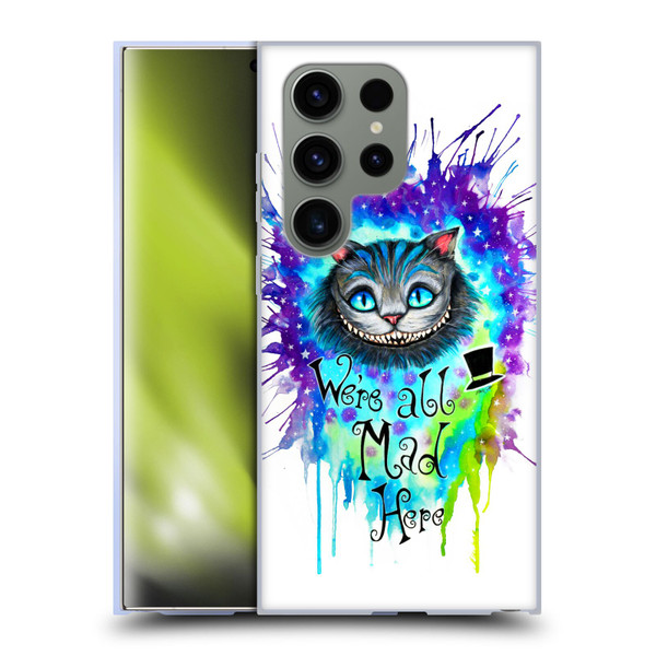 Pixie Cold Cats We Are All Mad Here Soft Gel Case for Samsung Galaxy S24 Ultra 5G