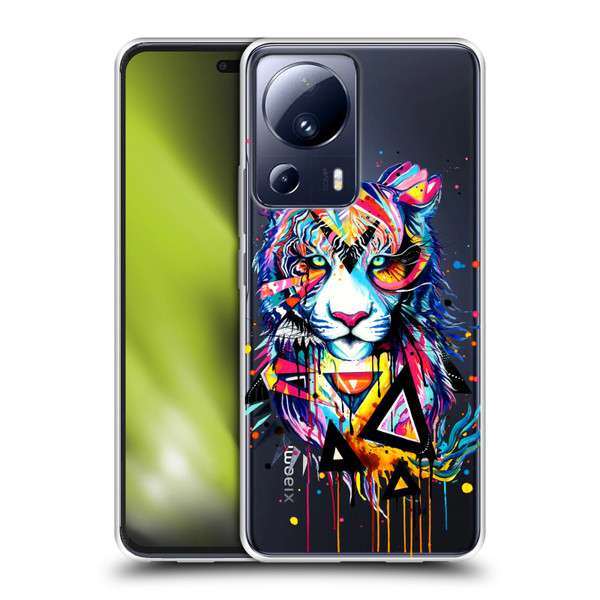Pixie Cold Cats Shattered Tiger Soft Gel Case for Xiaomi 13 Lite 5G