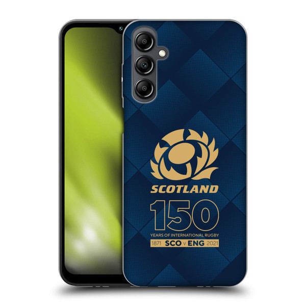 Scotland Rugby 150th Anniversary Halftone Soft Gel Case for Samsung Galaxy M14 5G
