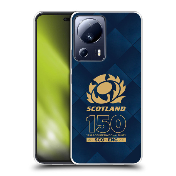 Scotland Rugby 150th Anniversary Halftone Soft Gel Case for Xiaomi 13 Lite 5G