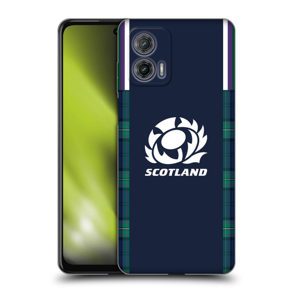 Scotland Rugby 2023/24 Crest Kit Home Soft Gel Case for Motorola Moto G73 5G