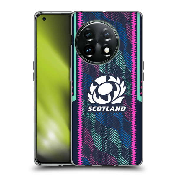 Scotland Rugby 2023/24 Crest Kit Wave Training Soft Gel Case for OnePlus 11 5G