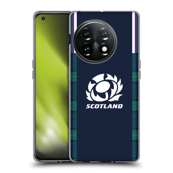 Scotland Rugby 2023/24 Crest Kit Home Soft Gel Case for OnePlus 11 5G