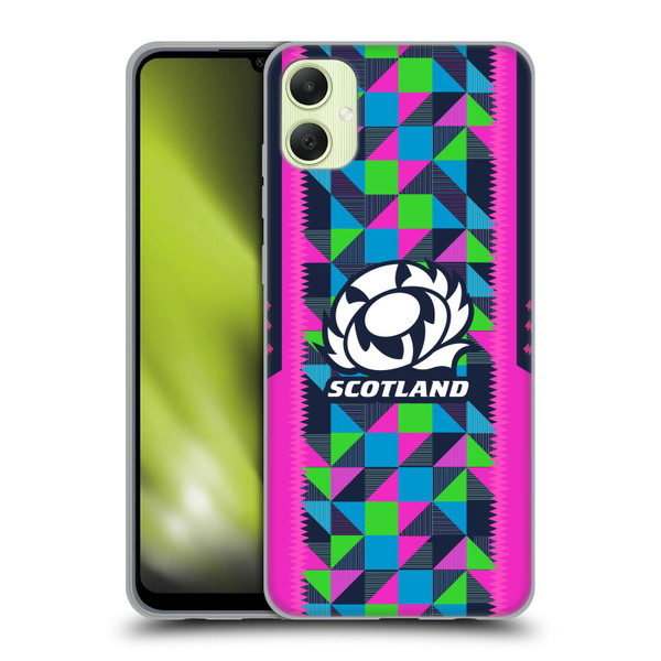 Scotland Rugby 2023/24 Crest Kit Neon Training Soft Gel Case for Samsung Galaxy A05