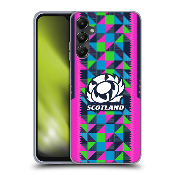 Scotland Rugby 2023/24 Crest Kit Neon Training Soft Gel Case for Samsung Galaxy A05s