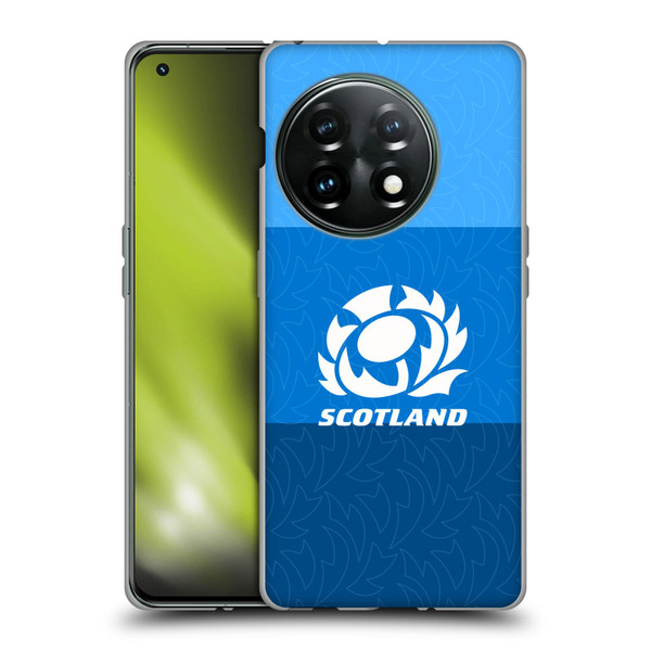 Scotland Rugby Graphics Stripes Pattern Soft Gel Case for OnePlus 11 5G