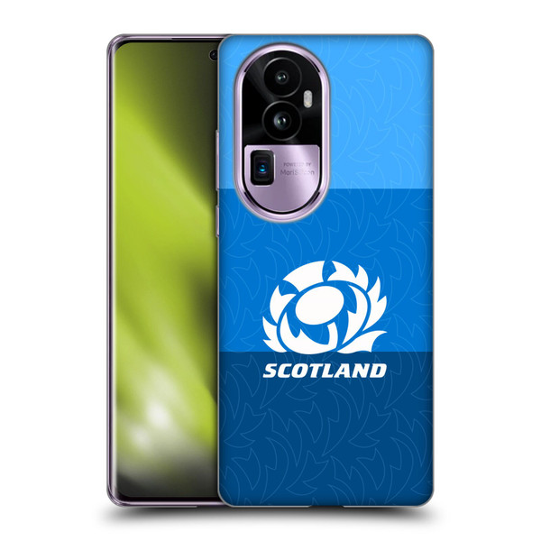 Scotland Rugby Graphics Stripes Pattern Soft Gel Case for OPPO Reno10 Pro+