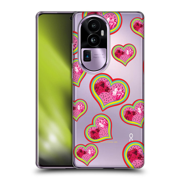 Birds of Prey DC Comics Graphics Harley QuinnCoyote Heart Soft Gel Case for OPPO Reno10 Pro+