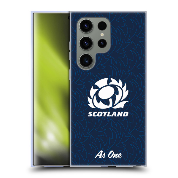 Scotland Rugby Graphics Pattern Soft Gel Case for Samsung Galaxy S24 Ultra 5G