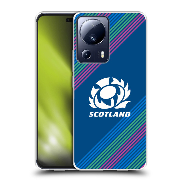 Scotland Rugby Graphics Stripes Soft Gel Case for Xiaomi 13 Lite 5G