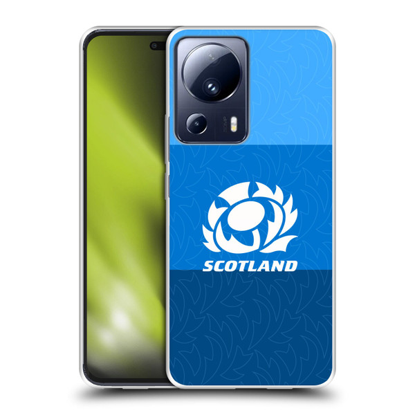 Scotland Rugby Graphics Stripes Pattern Soft Gel Case for Xiaomi 13 Lite 5G