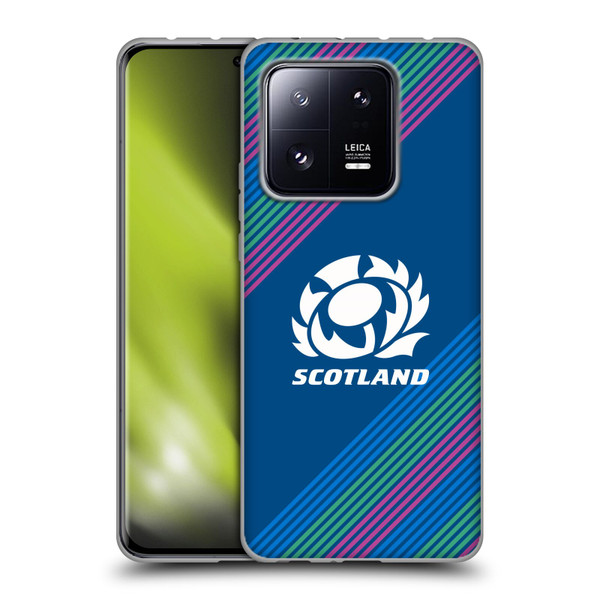Scotland Rugby Graphics Stripes Soft Gel Case for Xiaomi 13 Pro 5G