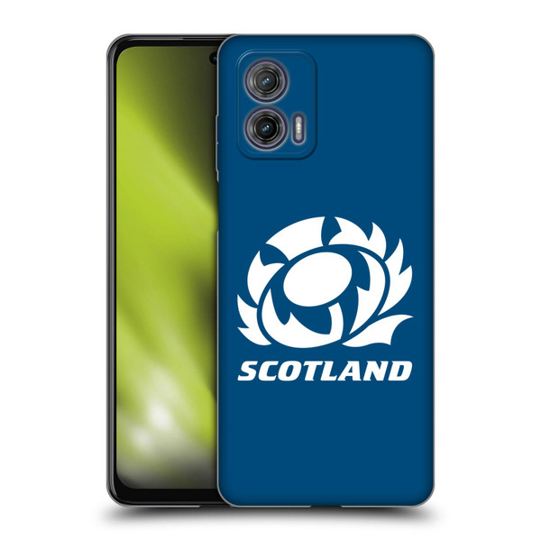 Scotland Rugby Logo 2 Plain Soft Gel Case for Motorola Moto G73 5G