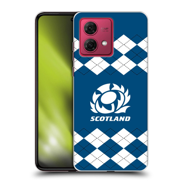 Scotland Rugby Logo 2 Argyle Soft Gel Case for Motorola Moto G84 5G