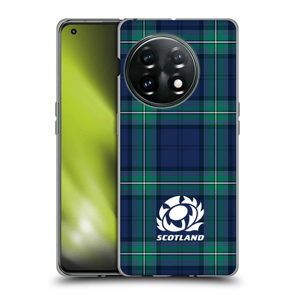 Scotland Rugby Logo 2 Tartans Soft Gel Case for OnePlus 11 5G