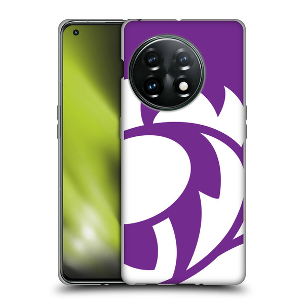 Scotland Rugby Oversized Thistle Purple Heather Soft Gel Case for OnePlus 11 5G